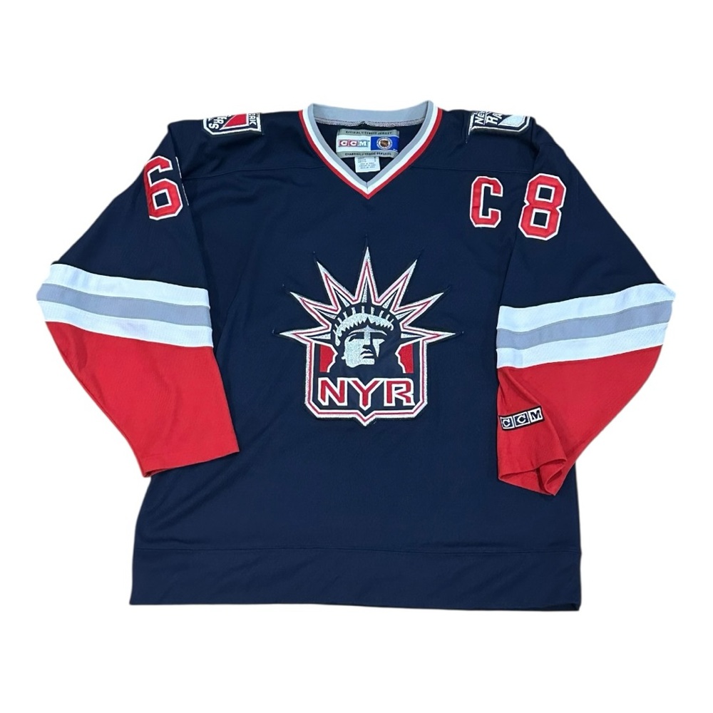 New York Rangers Liberty Jaromir Jagr Stiched Jersey sz L